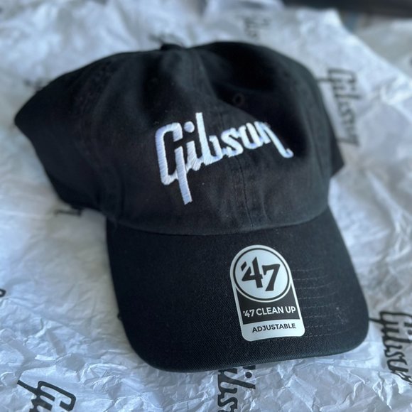 Gibson Other - Gibson Guitars 47 Brand Black Clean Up Hat Cap NWT